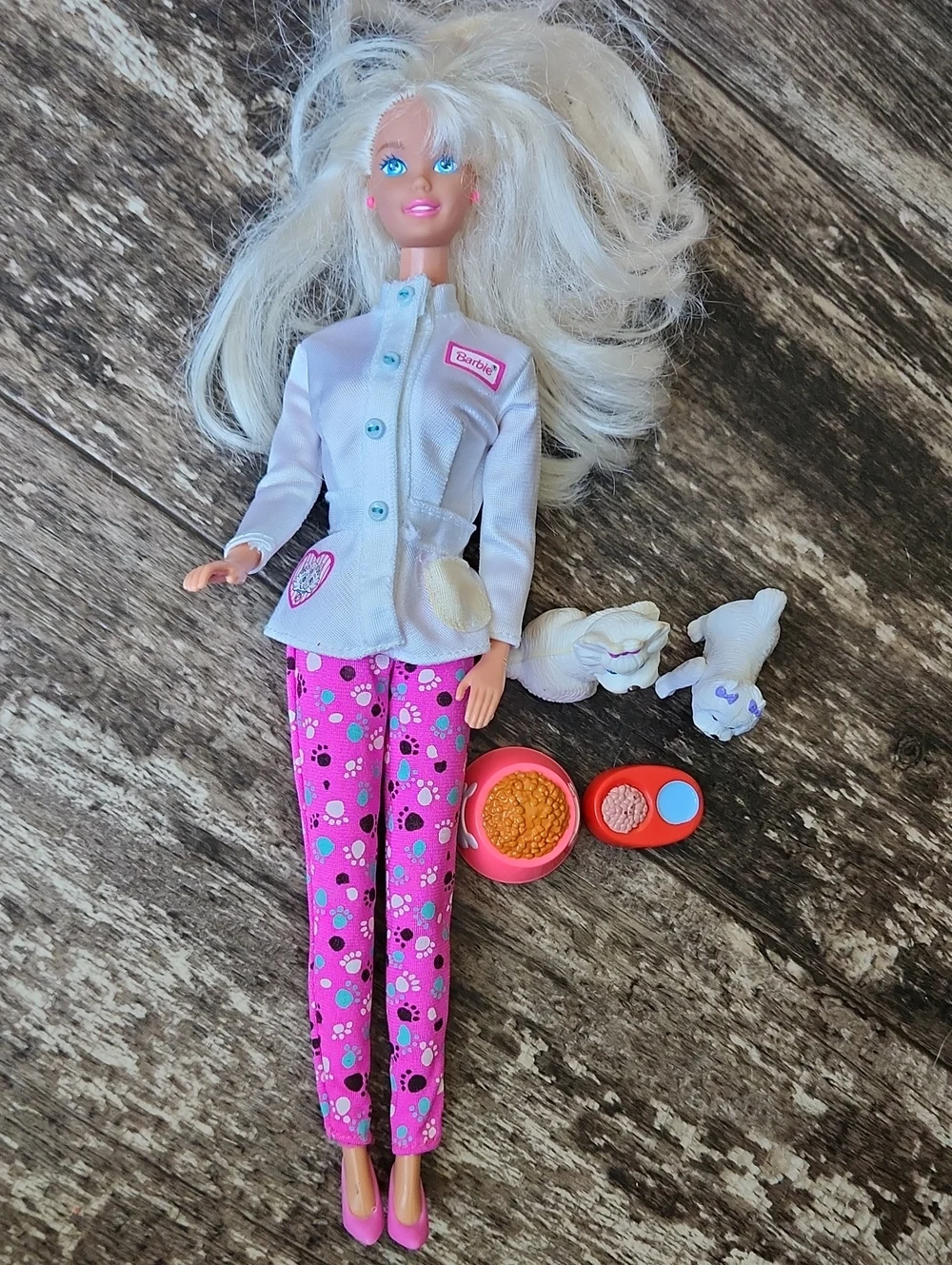 90s Barbie Pet Doctor And Accessories